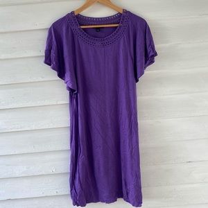 Purple Banana Republic dress